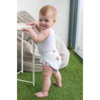 Многоразовый подгузник &laquo;Звезды&raquo;, 3-15 кг, цвет белый, Крошка Я