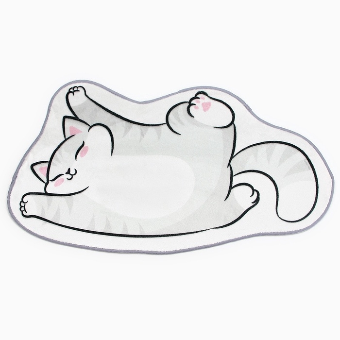 Коврик придверный &laquo;Котик&raquo;, 69,6 х 38,9 см