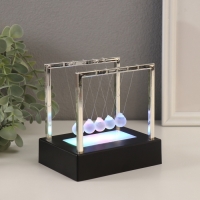 Маятник "Светящиеся шары" 5 диодов МИКС 12х12х9 см