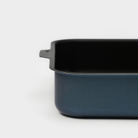 Набор противней &laquo;Лазоньера&raquo;, 3 предмета: 19&times;25 см, 23&times;30 см, 27&times;35 см, h=7 см, антипригарное покрытие, цвет синий