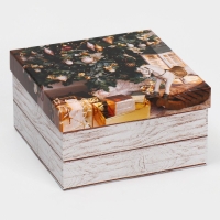 Набор подарочных коробок 6в1 &laquo;С Новым годом&raquo;, 10 х 10 х 6 - 20 х 20 х 11 см, Новый год