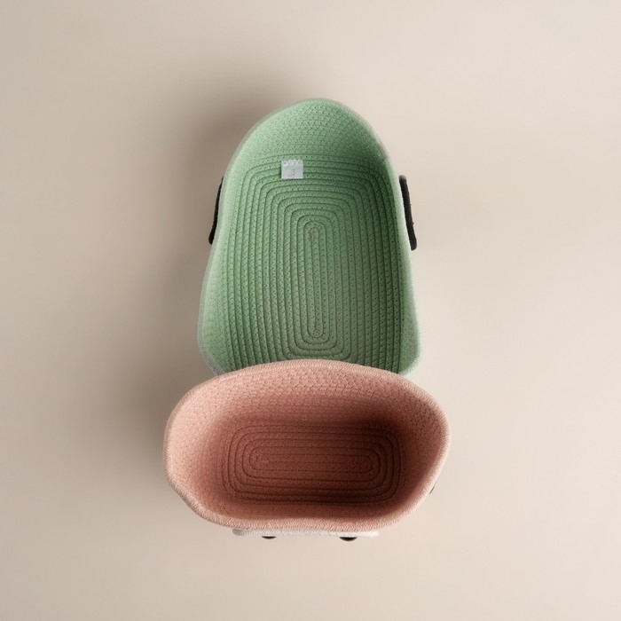 Корзина для хранения плетёная ручной работы SL Home, 42&times;23&times;17 см