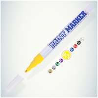 Маркер-краска (лаковый) 2.0 MunHwa Slim Size желтая нитро-основа