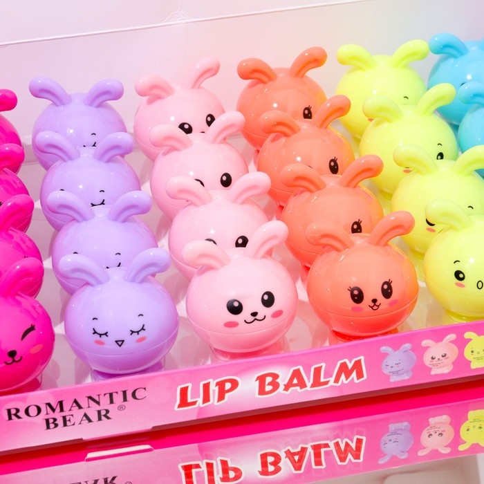 Бальзам для губ &laquo;Кролик&raquo;, микс цветов и ароматов