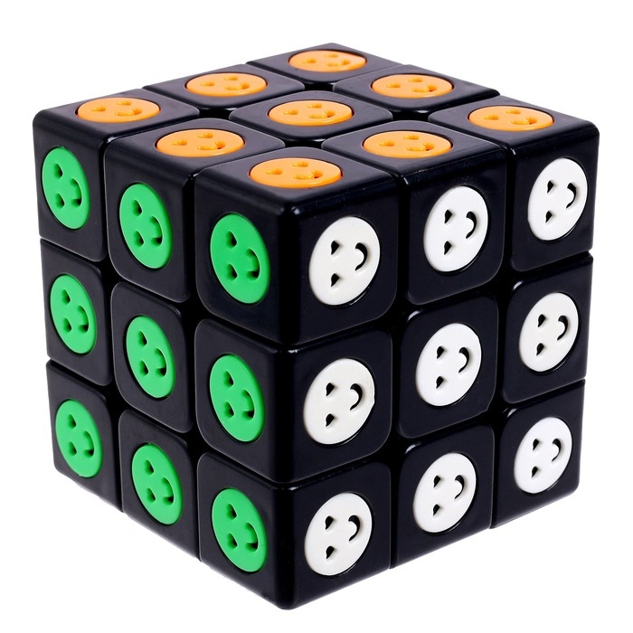 Кубик Рубика, игрушка механическая &laquo;Смайлик&raquo;, 5,5х5,5