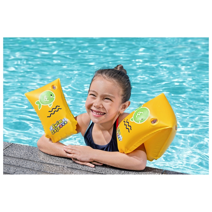 Нарукавники для плавания Swim Safe, ступень &laquo;С&raquo;, 30 х 15 см, от 5-12 лет, 32110 Bestway