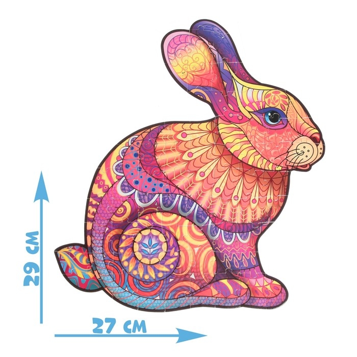 Формовой пазл &laquo;Кролик&raquo;, 65 деталей