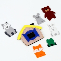 Настольный театр &laquo;Набор 5 в 1: Колобок, Репка, Курочка Ряба, Теремок, Маша и медведь&raquo;