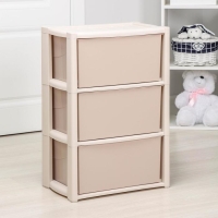 Комод 3-х секционный &laquo;Колорит&raquo;, цвет бежевый