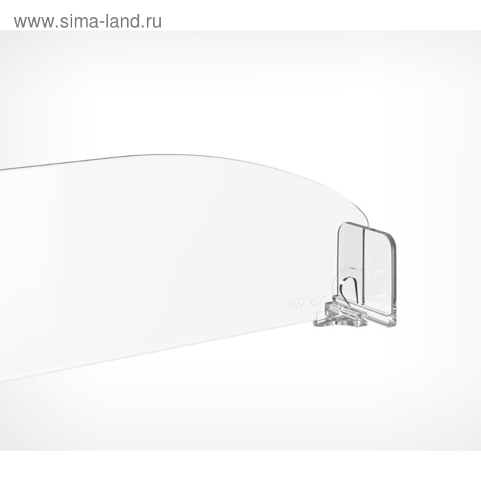 Пластиковый обламывающийся разделитель c передним ограничителем 30 мм, 185-385&times;20&times;60 мм