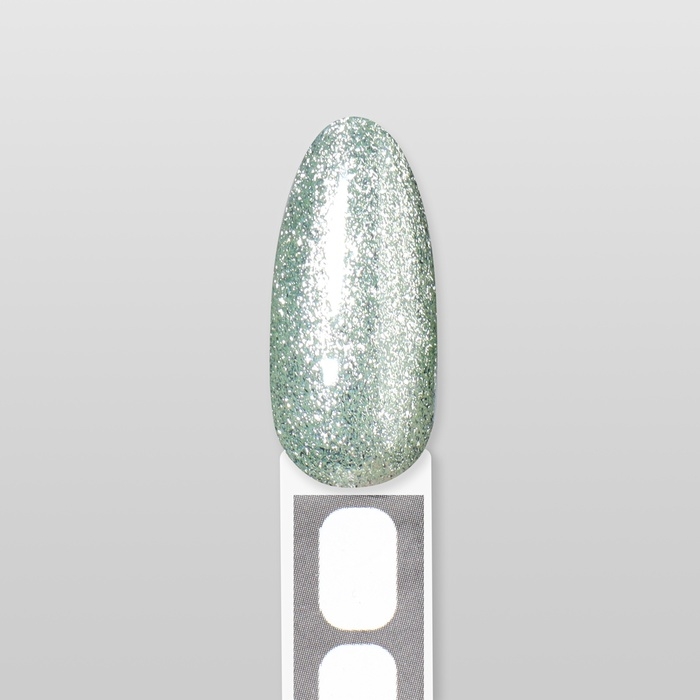 Гель лак для ногтей &laquo;COLOR CHROME&raquo;, 3-х фазный, 10 мл, LED/UV, цвет зелёный (64)