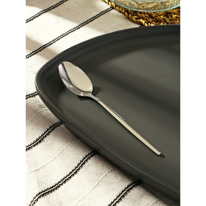 Ложка чайная из нержавеющей стали Magistro &laquo;Блинк&raquo;, длина 14,5 см, цвет серебряный