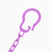 Пустышка ортодонт., с колпачком и держателем, от 0 мес., цвет Фиолет / Роз