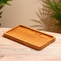 Блюдо 25х15х2 см, тиковое дерево