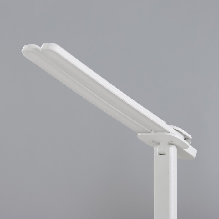 Настольная лампа сенсорная "Раздвижная" LED 15Вт АКБ USB белый 45х30х17 см RISALUX