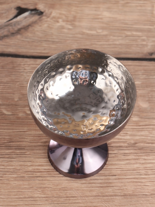 Креманка "Карамель" нерж. сталь 9х9х9,5 см