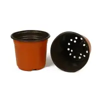 Горшок для рассады, 3.5 л, d=20 см, h=16 см, мягкий пластик, терракот, Greengo