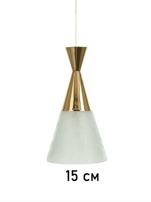 Светильник &laquo;Луна&raquo; 1х40Вт Е27 золото 14,5х14,5х27+100см