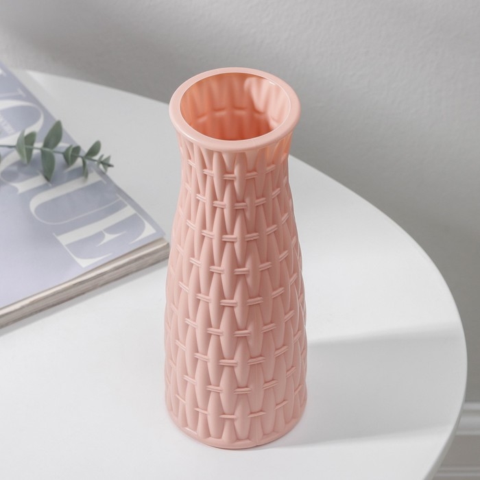 Ваза &laquo;Ротанг&raquo;, 8&times;21 см, 600 мл, цвет МИКС