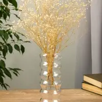 Ваза стекло настольная "Ширли" 24х10х10 см, прозрачный