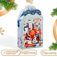 Подарочная новогодняя коробка &laquo;Фантазия&raquo; в зелёном, упаковка, 11.1&times;5.8&times;20.5 см