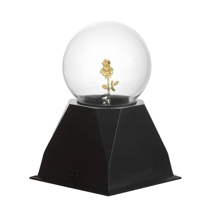 Плазменный шар "Роза золотая" 21х14х10 см RISALUX