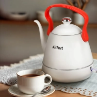 Чайник электрический металлический КТ-6793 - 1 л