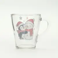 Кружки стеклянные новогодние &laquo;Персонажи&raquo;, набор 2 шт.