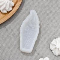 Силиконовая форма &laquo;Мороженое&raquo;, 10,3&times;4,2 см, толщина 19 мм, прозрачная