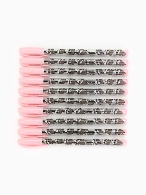 Ручка шариковая с колпачком "Милый енотик", синяя паста 0.7 мм