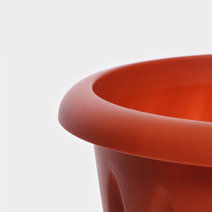 Горшок с поддоном &laquo;Фелиция&raquo;, 3,6 л, цвет терракотовый