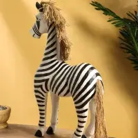 Сувенир &laquo;Зебра&raquo;, 30&times;10&times;45 см, дерево, чёрно-белый