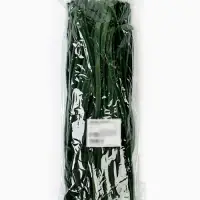 Синельная проволока, набор 100 шт, размер 1 шт 30х0,8 см, цвет зелёный