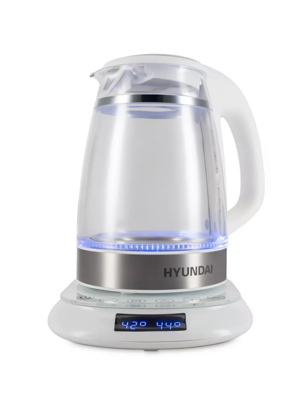 Чайник HYK-G5507 1.7л. 2200Вт белый
