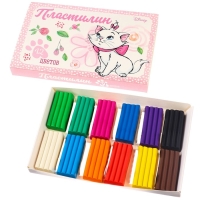 Пластилин 12 цветов 180 г &laquo;Мари&raquo;, Коты-аристократы