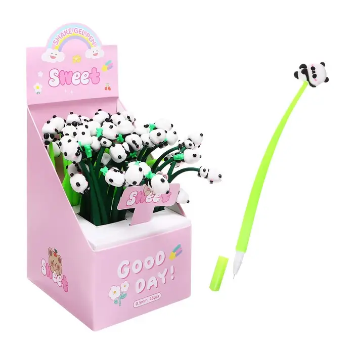 Ручка - прикол гелевая &laquo;Панда&raquo;, синий стержень, МИКС