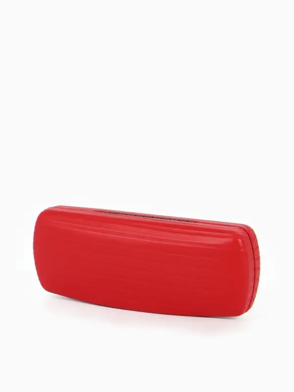 Футляр для очков Июнь2501, 16*6,5*3,5 см, хлопушка, красный