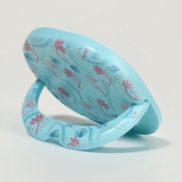 Зеркало карманное &laquo;Узор&raquo;, с подставкой, 8 &times; 8 см, цвет МИКС