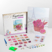 Картина по номерам с алмазной мозаикой без подрамника &laquo;Пикник в Париже&raquo;, 30 х 40 см