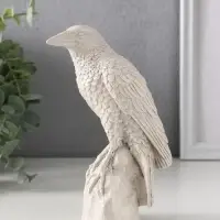 Фигура &laquo;Ворон на камне&raquo;, 15.5&times;5.5&times;10 см, серая