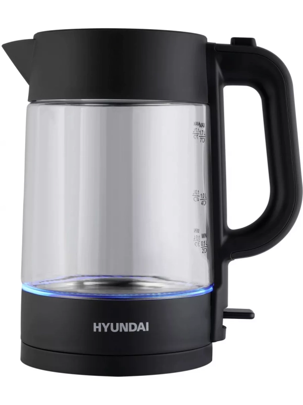 Чайник HYK-G7707 1,7л 2200Вт графит (стекло)