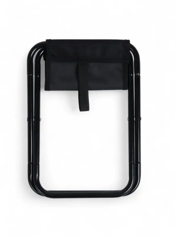 Стул туристический складной, 25 х 23 х 27 см, до 80 кг, черный