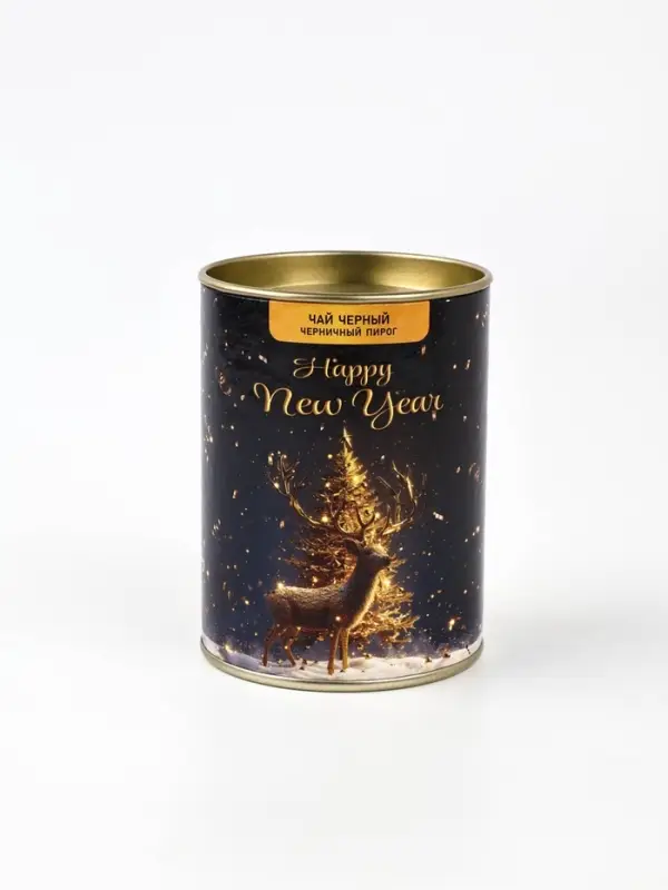 Подарочный чай "Золотой олень", тубус, 50 г