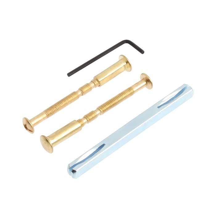 Ручки на планке LOCKLAND 001, м/о 55 мм, цвет золото