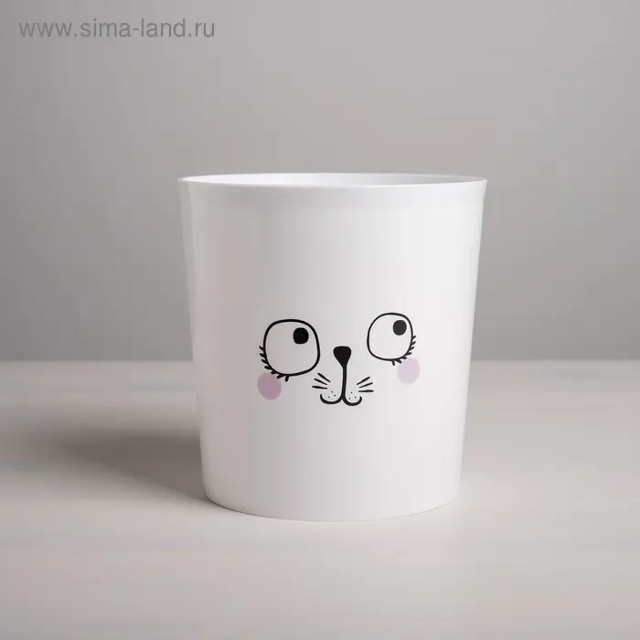 Кашпо для цветов &laquo;Мордочка&raquo;, 1,6 л, 14 х 14 см