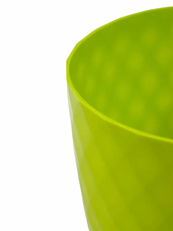 Кашпо с прикорневым поливом "Румба" 1,5 л, D14 см, h-14,5 см, цвет киви