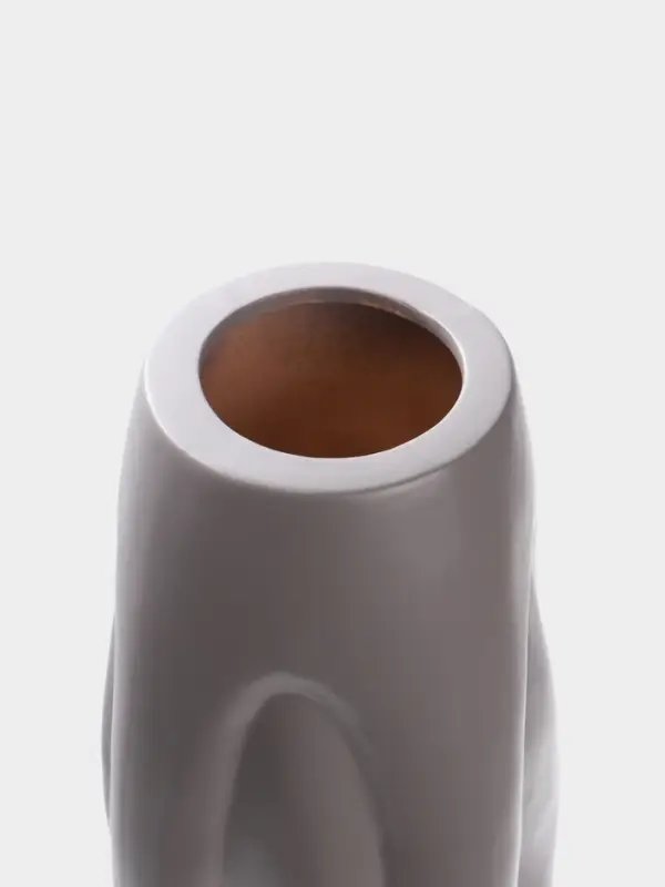 Ваза напольная керамика "Бертольдо" 58х12 см, серый