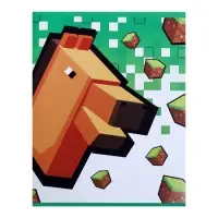 Тетрадь 48 листов в линейку Calligrata &laquo;Пиксели&raquo;, обложка мелованный картон, блок офсет, МИКС