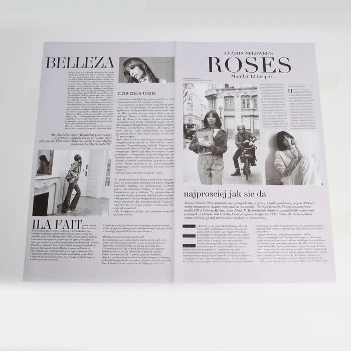 Пленка флористическая &laquo;Газета моды&raquo; 65 мкм, 50&times;58 см