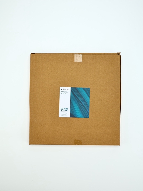 Тарелка керамическая Dolce Ceramo. &laquo;Альпы&raquo;, 27 х 27 см